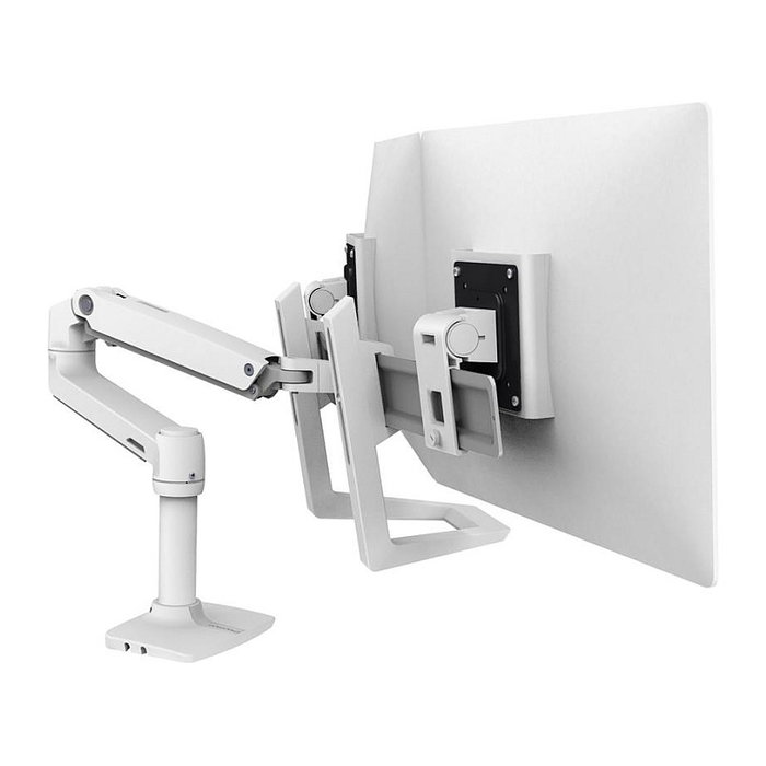 Ergotron Kit de asa para montaje dual directo LX Series, Blanco