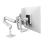 Ergotron Kit de asa para montaje dual directo LX Series, Blanco