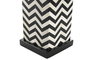 DKD Home Decor Lámpara Sobremesa India lamps 1c25 Blanco Negro 50 x 69 x 50 cm