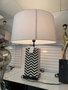DKD Home Decor Lámpara de Sobremesa de Acero y Resina Blanco