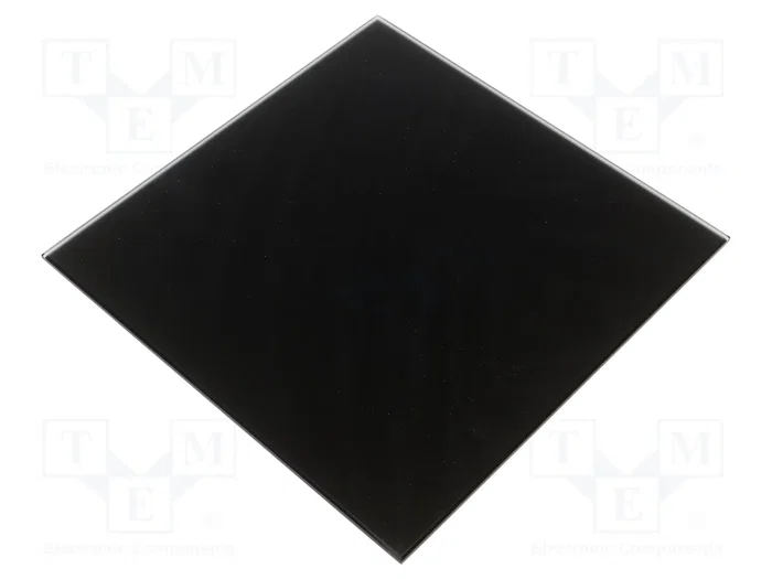 ORNO Panel decorativo de vidrio negro mate 170x170x10mm ORNO Panel decorativo de vidrio negro mate 170x170x10mm