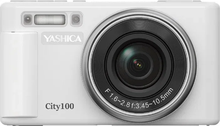 Yashica City 100 Cámara Compacta 72 MP CMOS Zoom 3x 5K Ultra HD Wi-Fi Plata y Blanco Yashica City 100 Cámara Compacta 72 MP CMOS Zoom 3x 5K Ultra HD Wi-Fi Plata y Blanco