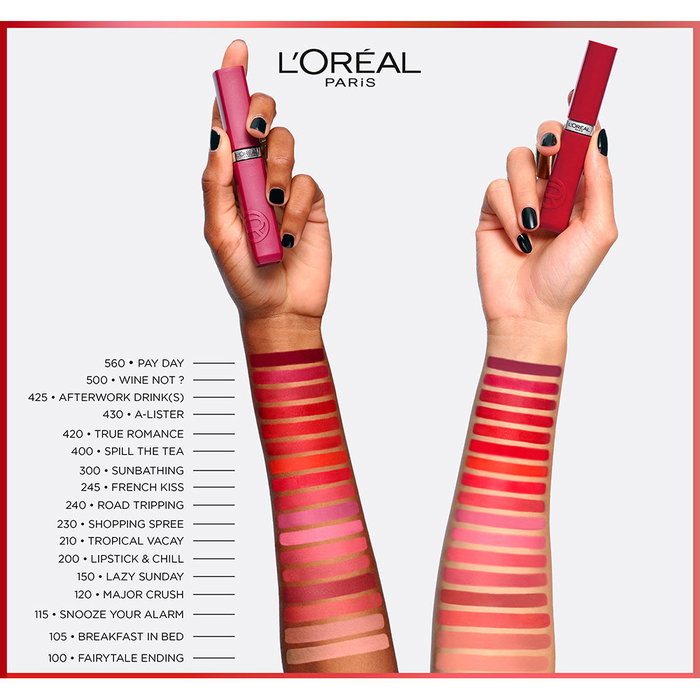 L'Oréal Paris Infaillible Matte Resistance Labial Líquido Mate de Larga Duración - #105 Breakfast in Bed - 1 unidad L'Oréal Paris Infaillible Matte Resistance Labial Líquido Mate de Larga Duración - #105 Breakfast in Bed - 1 unidad