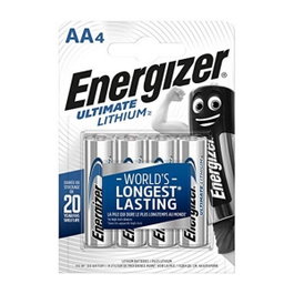 Energizer Ultimate Lithium AA L91 FR06 1,5V - Blíster de 4 unidades