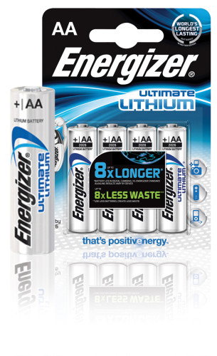 Energizer Ultimate Lithium AA L91 FR06 1,5V - Blíster de 4 unidades Energizer Ultimate Lithium AA L91 FR06 1,5V - Blíster de 4 unidades