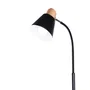 Lámpara de Suelo Recta Victor SKD-F016-B - Diseño Nórdico Elegante con Pie para Bombilla LED E27 - Versátil para Salón, Dormitorio, Cafetería