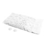 HERRAJES ALK Tapón embellecedor GOZO de plástico Ø17 mm, Blanco, Bolsa de 500 unidades