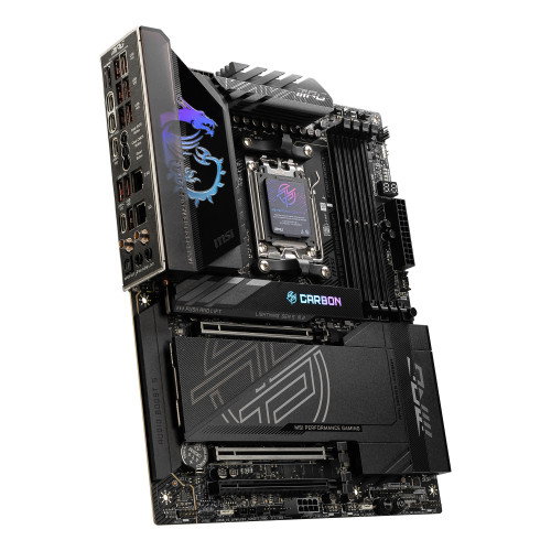 MSI Placa Base MPG X870E Carbon WiFi AMD AM5 X870 4DDR5 LAN 5G WiFi 7 BT 5.4 ATX 911-7E49-014