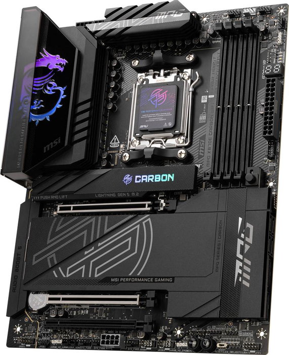 MSI MPG X870E CARBON WIFI ATX con socket AM5 y DDR5 MSI MPG X870E CARBON WIFI ATX con socket AM5 y DDR5