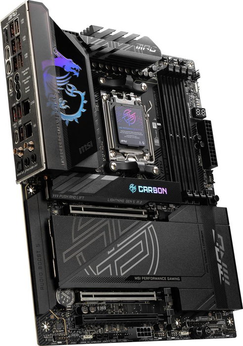 MSI MPG X870E CARBON WIFI ATX con socket AM5 y DDR5 MSI MPG X870E CARBON WIFI ATX con socket AM5 y DDR5