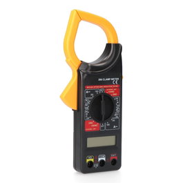 Edm Pinza amperimétrica multímetro digital profesional - voltaje AC DC, resistencia, continuidad, pila 9V incluida