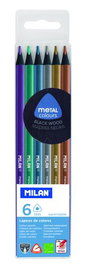 Lapices De Colores Milan Metal Colours Estuche De 6