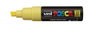 Posca Marcador PC-8K Amarillo Punta Biselada 8mm