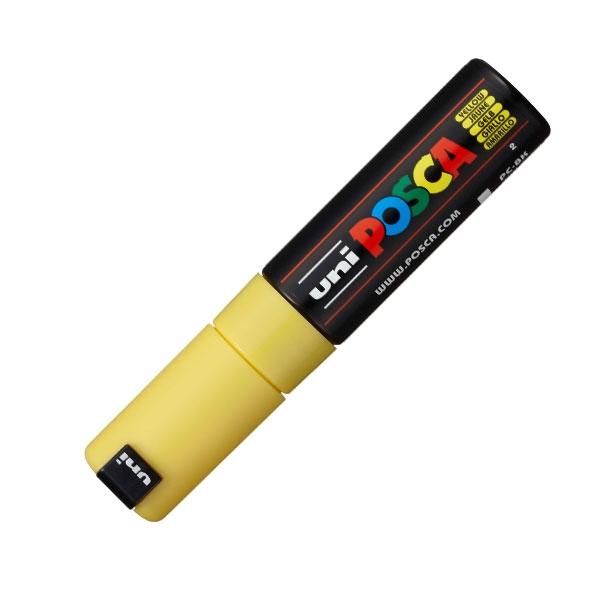 Posca Marcador PC-8K Amarillo Punta Biselada 8mm Posca Marcador PC-8K Amarillo Punta Biselada 8mm