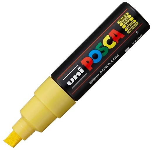 Posca Marcador PC-8K Amarillo Punta Biselada 8mm Posca Marcador PC-8K Amarillo Punta Biselada 8mm