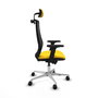 PIQUERAS Y CRESPO Silla de oficina Mardos Sincro/Traslack Amarillo/Negro