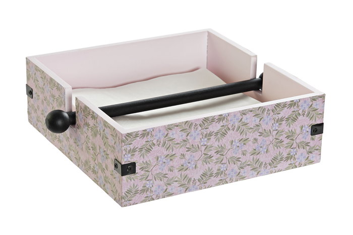 DKD Home Decor Servilletero MDF Metal Flores Surtido de 3 unidades DKD Home Decor Servilletero MDF Metal Flores Surtido de 3 unidades