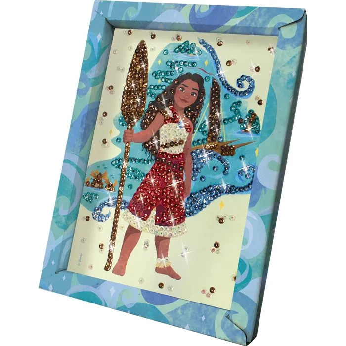 Lansay Kit de Manualidades Creativas Colección de Lentejuelas Vaiana, LAN3181860203330, Para Niños de 7 Años en Adelante Lansay Kit de Manualidades Creativas Colección de Lentejuelas Vaiana, LAN3181860203330, Para Niños de 7 Años en Adelante