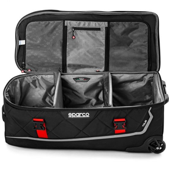 Sparco Bolsa Tour S016437NRRS Negro-Rojo 142 Litros