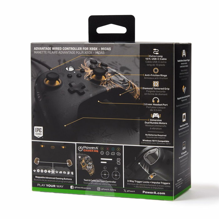 PowerA Mando con cable Advantage para Xbox Series X|S y PC