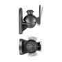 Aisens Soporte Universal de Pared Giratorio e Inclinable para Altavoces SPK06U-423, Negro