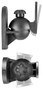Aisens Soporte Universal de Pared Giratorio e Inclinable para Altavoces SPK06U-423, Negro