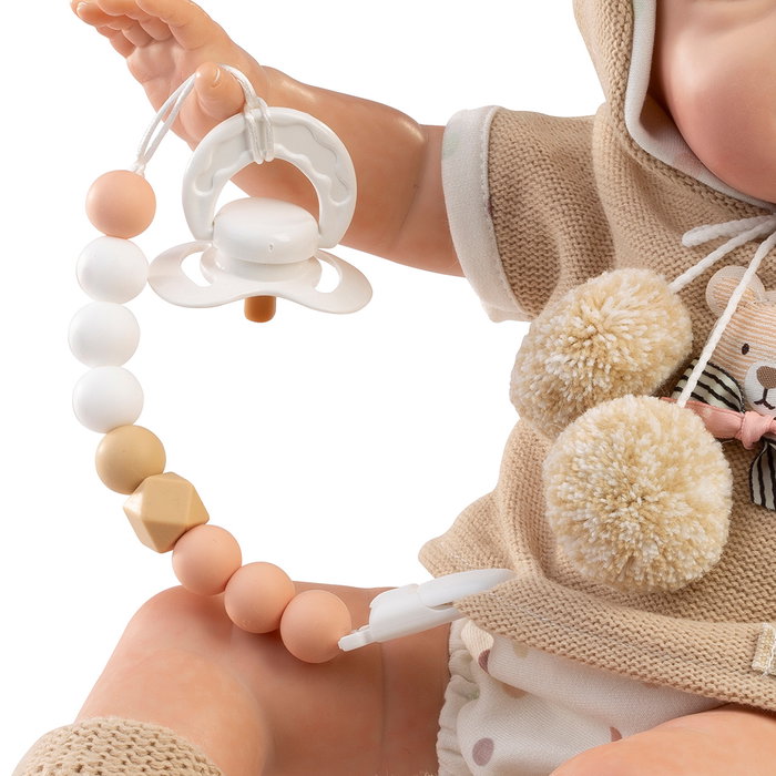 Muñecas Guca Muñeco Reborn Milán 10291 42 Cm Cuerpo Tela Extremidades Goma Español