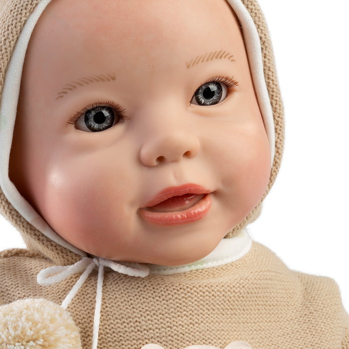 Muñecas Guca Muñeco Reborn Milán 10291 42 Cm Cuerpo Tela Extremidades Goma Español