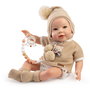 Muñecas Guca Muñeco Reborn Milán 10291 42 Cm Cuerpo Tela Extremidades Goma Español