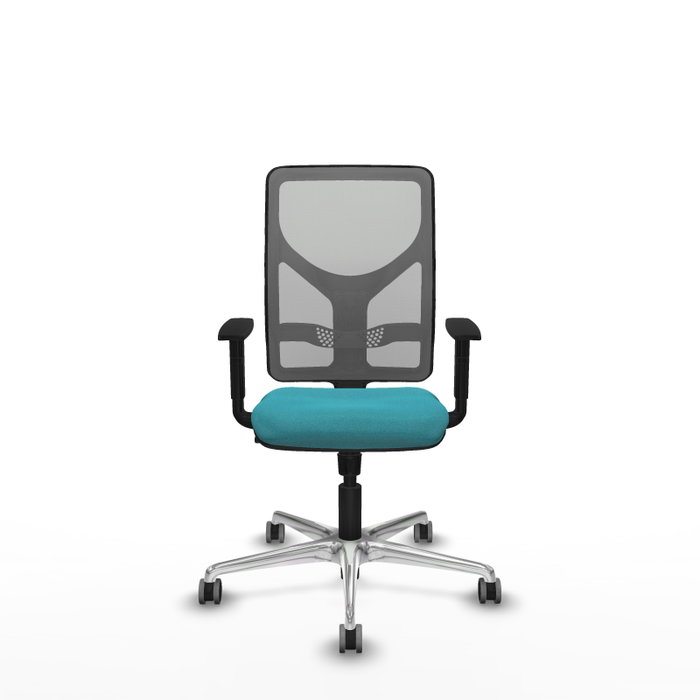 PIQUERAS Y CRESPO Silla de oficina Motilla con mecanismo Sincro, Turquesa y Gris PIQUERAS Y CRESPO Silla de oficina Motilla con mecanismo Sincro, Turquesa y Gris
