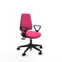 PIQUERAS Y CRESPO Silla de oficina Elche Rosa con mecanismo Asincro