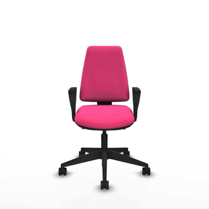 PIQUERAS Y CRESPO Silla de oficina Elche, Similpiel Rosa, Mecanismo Asincro, Brazos Fijos PIQUERAS Y CRESPO Silla de oficina Elche, Similpiel Rosa, Mecanismo Asincro, Brazos Fijos