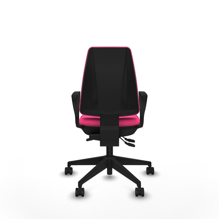 PIQUERAS Y CRESPO Silla de oficina Elche, Similpiel Rosa, Mecanismo Asincro, Brazos Fijos PIQUERAS Y CRESPO Silla de oficina Elche, Similpiel Rosa, Mecanismo Asincro, Brazos Fijos