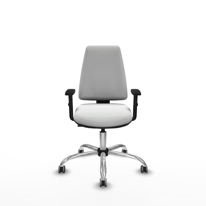 PIQUERAS Y CRESPO Silla de oficina Elche Blanca con Brazos 1D PIQUERAS Y CRESPO Silla de oficina Elche Blanca con Brazos 1D