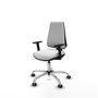 PIQUERAS Y CRESPO Silla de oficina Elche Blanca con Brazos 1D