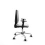 PIQUERAS Y CRESPO Silla de oficina Elche Blanca con Brazos 1D