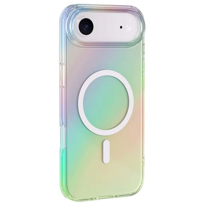 BBC Funda MagSafe Compatible con iPhone, Carcasa Semitransparente Iridiscente BBC Funda MagSafe Compatible con iPhone, Carcasa Semitransparente Iridiscente