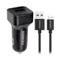 Cargador de Coche Duracell DR5032A/ USB + Cable MicroUSB/ 2.4A