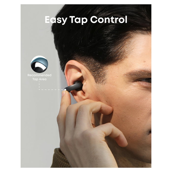 ANKER AeroClip Auriculares TWS Clip-On Abierto Negro