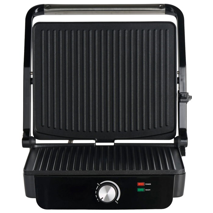 Day Sandwichera Plancha 2000W, Superficie Antiadherente 29x24.5 cm Cuadrada, Control de Temperatura Ajustable y Bandeja de Goteo Day Sandwichera Plancha 2000W, Superficie Antiadherente 29x24.5 cm Cuadrada, Control de Temperatura Ajustable y Bandeja de Goteo