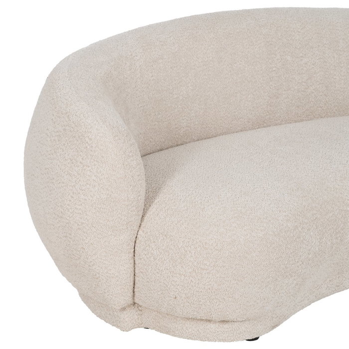 Sofá Beige Tejido Salón 191 X 93 X 75 cm