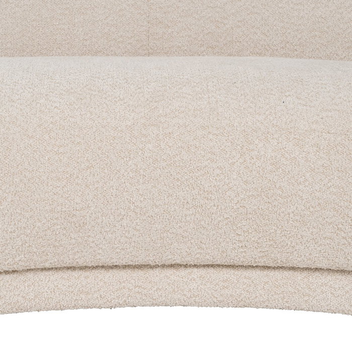 Sofá Beige Tejido Salón 191 X 93 X 75 cm