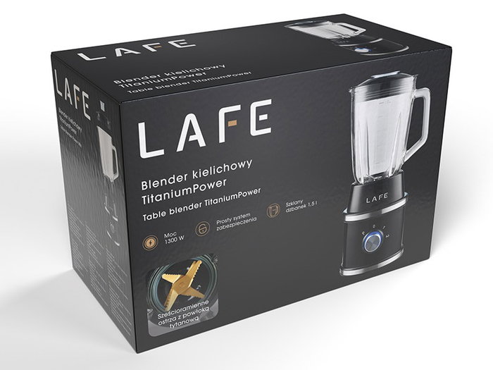 Lafe TitaniumPower Batidora de vaso 1300W