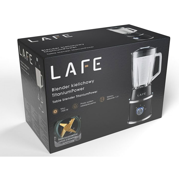 Lafe TitaniumPower Batidora de vaso 1300W