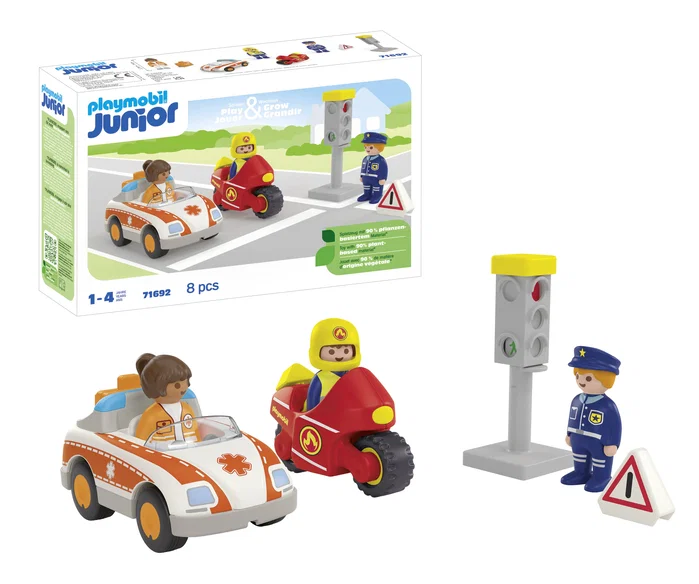 Playmobil Junior Héroes del Día a Día 71692