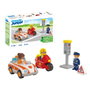 Playmobil 71692 Héroes Del Día A Día Junior - Camión Bomberos, Semáforo, Vehículo Médico, +12 Meses