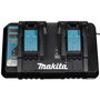 Makita DC18RD Cargador Rápido Dual LXT para Baterías de 14.4 V y 18 V