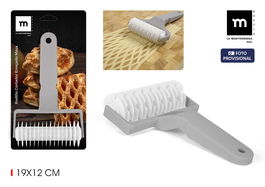 La Mediterranea Rodillo Trenzador Plástico 19x12x4.5 cm (12 Unidades)