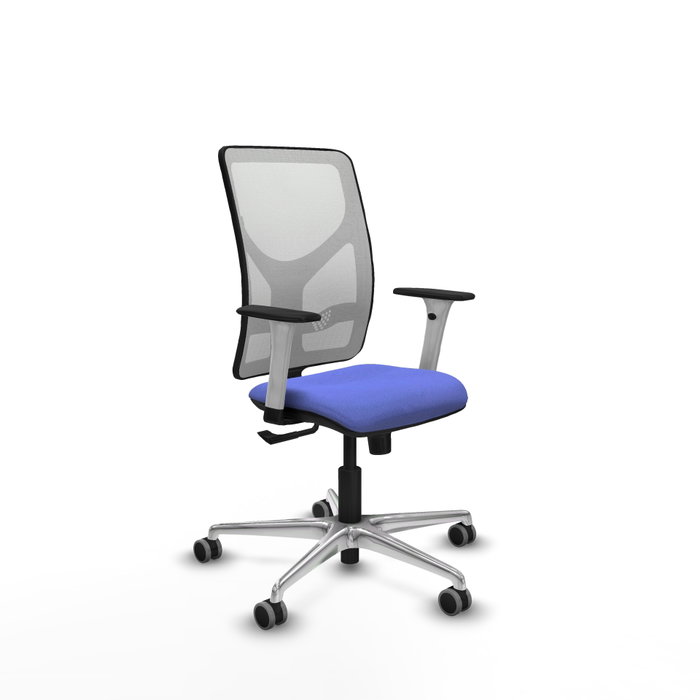 PIQUERAS Y CRESPO Silla de oficina Motilla con mecanismo Sincro, Azul claro y Blanco PIQUERAS Y CRESPO Silla de oficina Motilla con mecanismo Sincro, Azul claro y Blanco