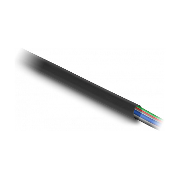 DeLOCK Manguito Aislante de PVC Negro, 6 mm x 3 m, para Temperaturas -40 a 105 °C